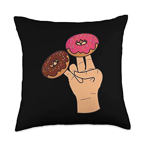 Naughty Dad Joke Vulgar Adult Joke Meme Apparel Two in The Pink One in The Stink Funny Shocker Throw Pillow, 18x18, Multicolor