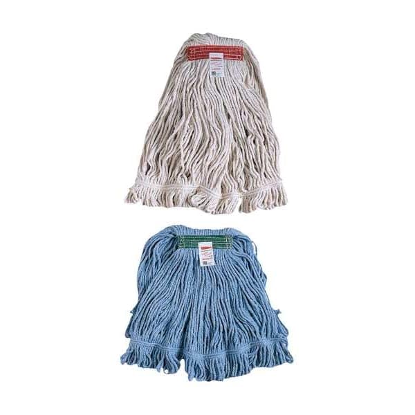Rubbermaid Commercial Products Super Stitch Mop Head Replacement, 1-Inch Headband, Medium, Red, Heavy Duty Industrial Wet Mop for Floor Cleaning Office/School/Stadium/Lobby/Restaurant image 4