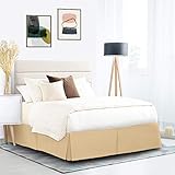 Bed Skirt, Soft Easy Fit Bed Skirt, 15" Inch Tailored Drop Bed Skirt, Soft & Premium Bed Skirt, Luxu