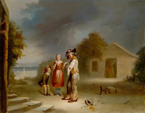Toile Le Sort de l'Ivrogne Robert Duncanson : offrez un tableau d'art unique pour le salon