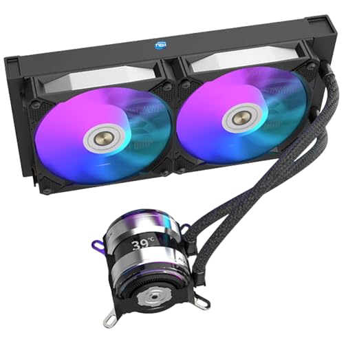 Système de refroidissement CPU 240mm RGB à pompe silencieuse