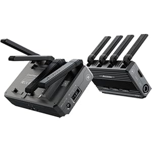 Accsoon CineView Quad SDI HDMI Wireless Video Transmitter Receiver, 2.4 GHz and 5 GHz Dual-Band Transmission System, 0.06 s Latency 500 ft Range up to 4 Devices Monitoring, RTMP for Live Streaming