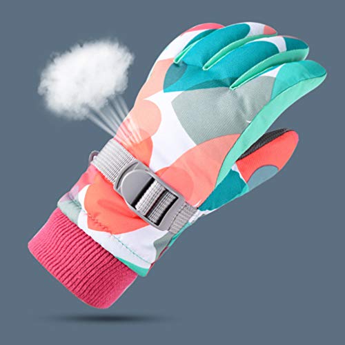 BESPORTBLE Luvas de Esqui Infantil Luvas de Neve CrianÃ§as Inverno Quente Luvas Ao Ar Livre Luvas pa