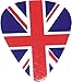 British Flag Union Jack logo Guitar Pick