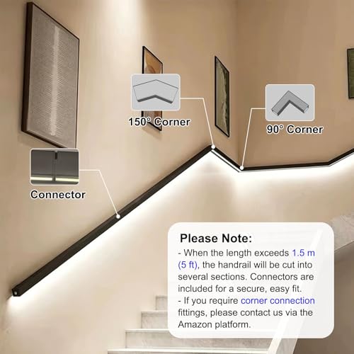 Lumière LED activée par mot pour sécuriser les marches de terrasse - 8