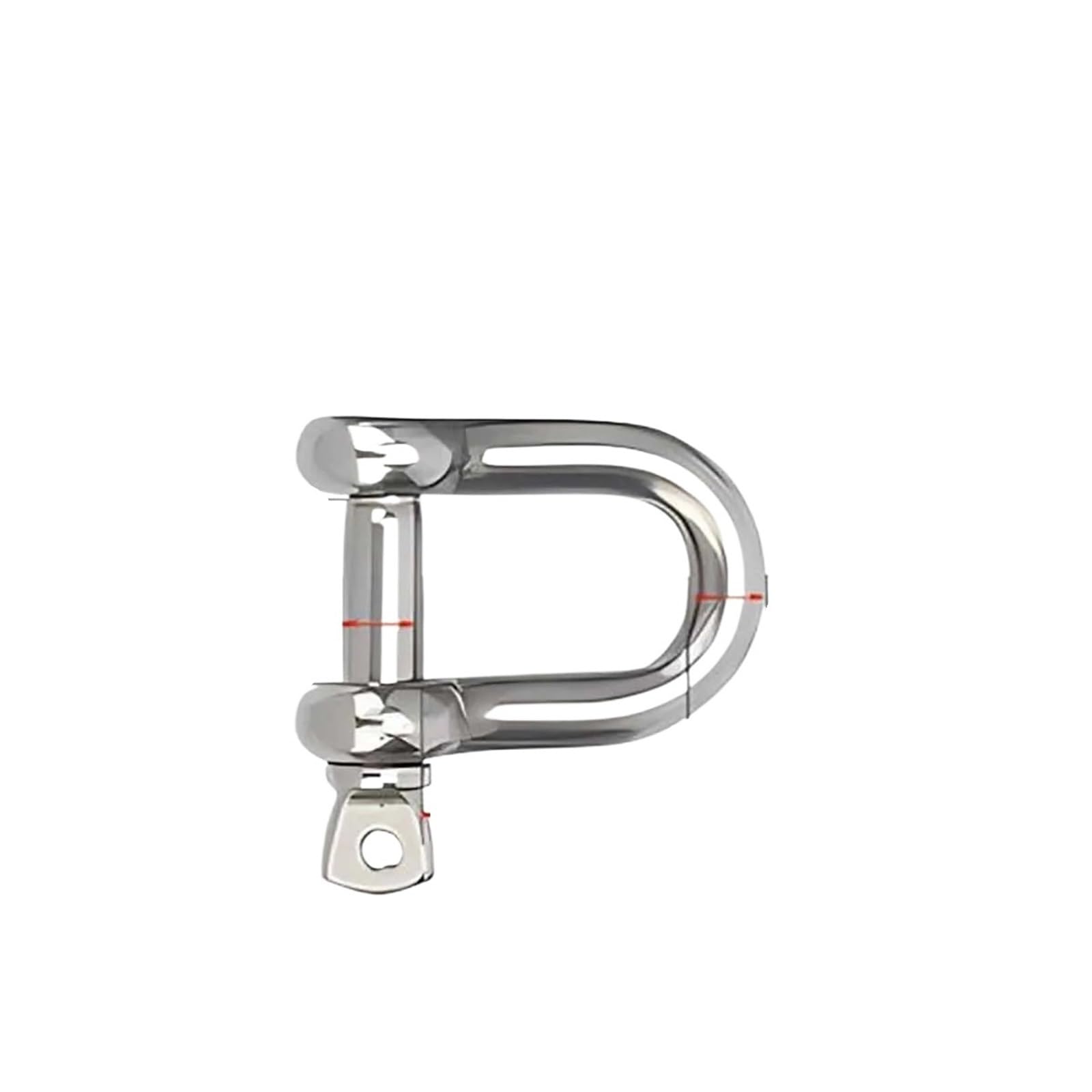 Grillete en Forma de D Anillo de elevación acero inoxidable 304, grillete tipo D, cadena cuerda alambre M4/M5/M6/M8/M10-M20(M20 D 1PCS)