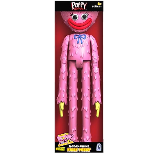 Poppy Playtime - Kissy Missy Deluxe Face-Changing Action Figure (12" Tall, Series 1) [Officially Licensed]