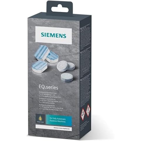 Siemens EQ Series Cleaning and Descaling Tablets Cover