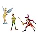Bullyland Walt Disney Peter Pan 3 Figures Playset with Tinkerbell and Captain Hook
