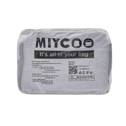 image for MIYCOO Lunch Bag & Lunch Box for Women Men, Double Deck Leakproof Insu