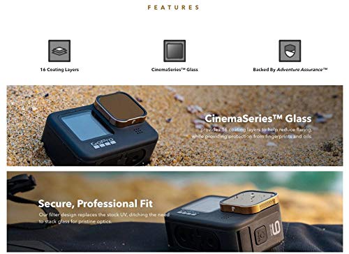 PolarPro - Set di 3 filtri cinema con otturatore