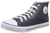 Nebulus T453 - Ledersneaker (hoch) EVO (Model: Q2526 - Herren, Navy; Größe: 43)