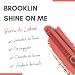 Pintalabios Shine on me, Color Coral rosa 09, Brooklin