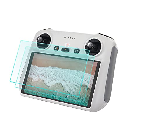 TMOM DJI AIR 3S/AIR 3/MINI 4 PRO/DJI Mini 3 /Mini 3 Pro�p ���M�@�p�t�B���� �h���[���p�ی�t�B���� HD �����K���X�X�N���[���v���e�N�^�[ DJI RC/DJI RC 2�R���g���[���[ �h���[���p����