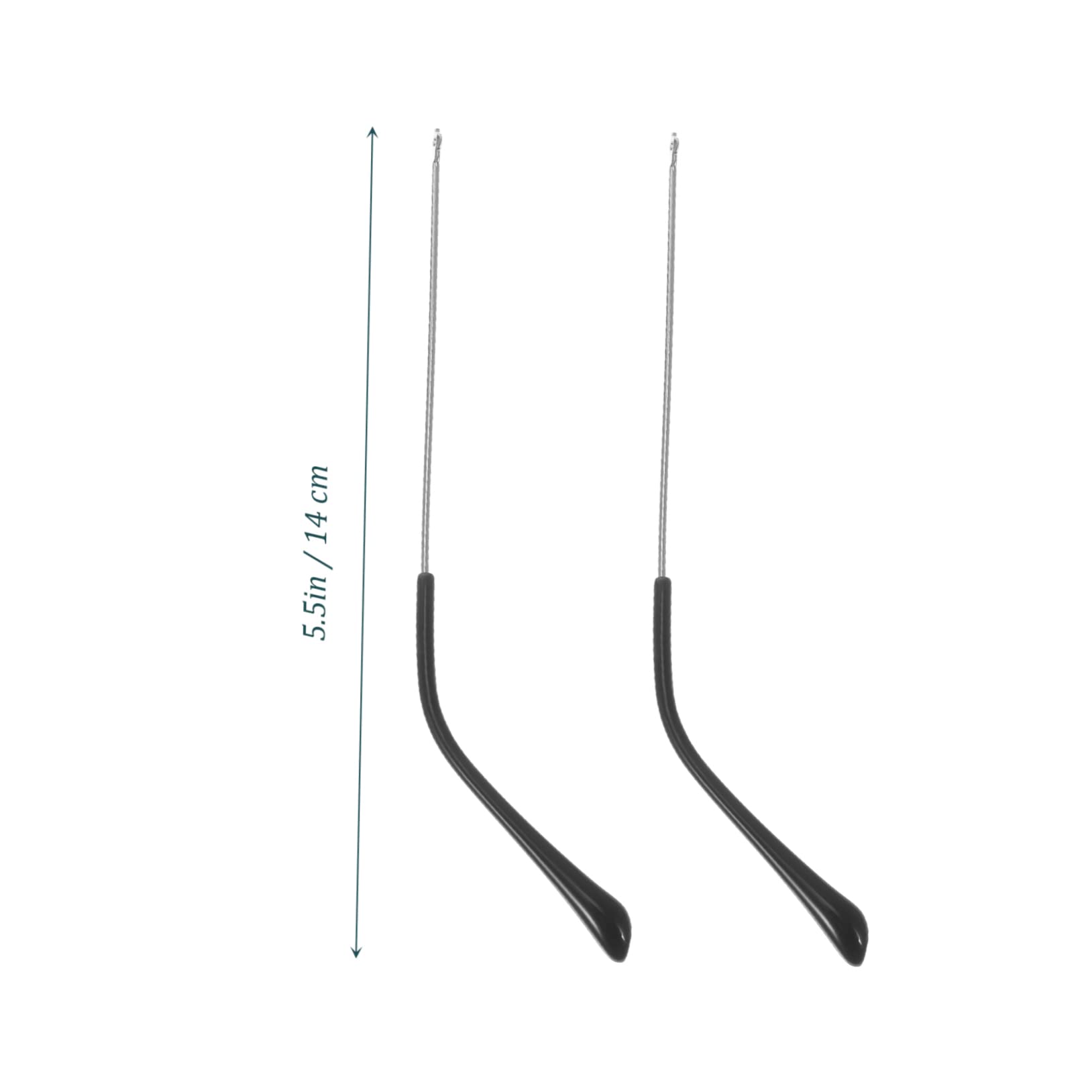 Ipetboom 4 Pairs Glasses Parts Replacement Glasses Arm Legs Fashion Eyeglasses Replacement Arms