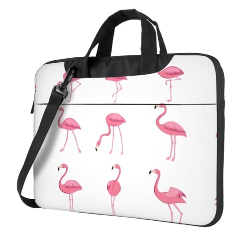 Sac ordinateur portable motif flamants roses housse imperméable