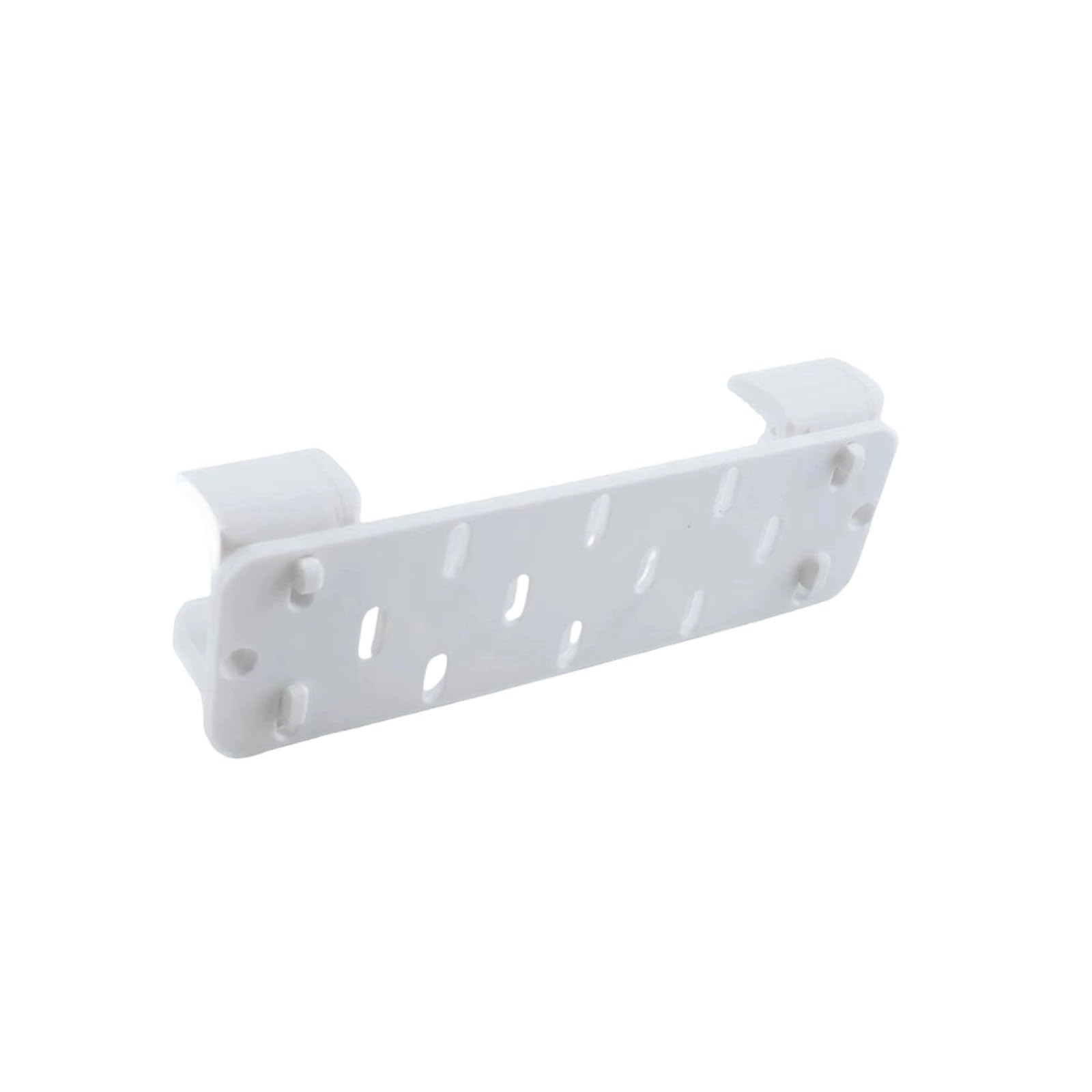Shntig Space Saving Hole Pegboard for Desk Edges Plastics Storage Rack with Customizable Hooks for Small Items Black Pegboard Planner