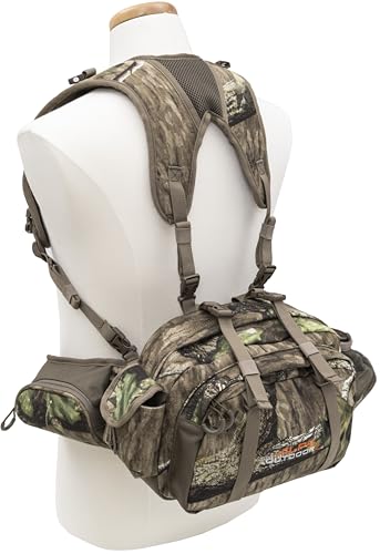 ALPS OutdoorZ Little Bear Modular Lumbar Pack Lightweight Hunting Waist Pack with Removable Shoulder Harness Padded Belt Multiple Pockets & Accessory Compatibility for Deer Elk & Turkey Hunts