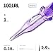 Mast Pro Tattoo Cartridges 1001RL 20Pcs Disposable Needles Bugpin 1 Round Liner