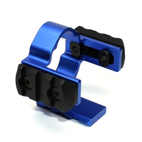 TACBRO Anodized Aluminum Band Bottom Rail for 10/22 1022 with Complimentary 2 Pcs Polymer Rails (CobaltBlue)