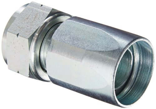 Image of EATON Weatherhead 06916D-X26 30 Degree Flare Female Swivel Hose Fitting, AISI /SAE 12L14 Carbon Steel, 7 /8 inch Hose ID, 1 inch Tube Size