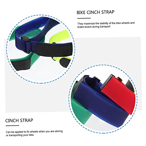 image for WHAMVOX 15pcs Bike Strap Bicycle Wheel Stabilizer Cycling Wheel Strap 