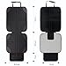 UMJWYJ Car seat Protector, 2Pack Car Seat Protectors for Child car seat - Large Particle Silica Gel Non-Slip Base Material + Waterproof 600D Fabric + 2 Storage Pockets