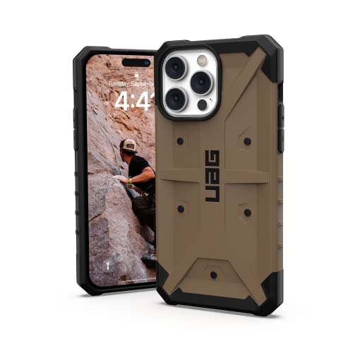 Urban Armor Gear Uag Designed For Iphone 14 Pro Max Case Brown Dark Earth 6.7" Pathfinder Slim Lightweight Shockproof Dropproof Rugged Protective Cover Compatible With Wireless Charging #TOP23