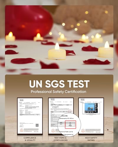 Raycare RCLAGBAINB 12/24/50/100/150Pack Battery Operated Tea Lights Candles thumb #7