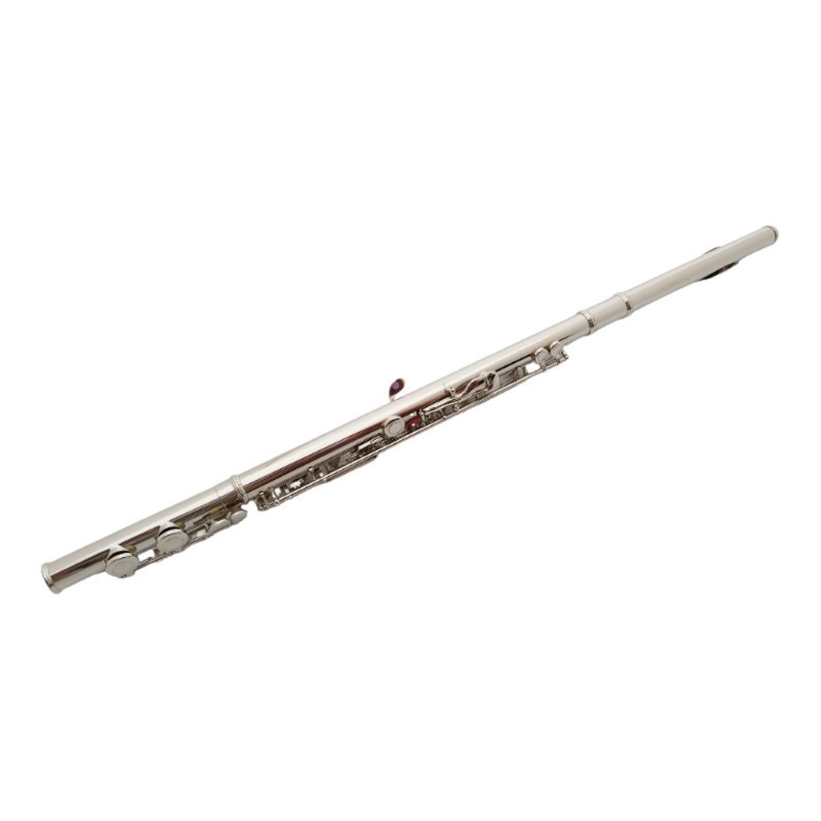 Flauta Principiantes Flauta de aleación de alpaca en C instrumento con llave E para principiantes banda profesional escuela de interpretación