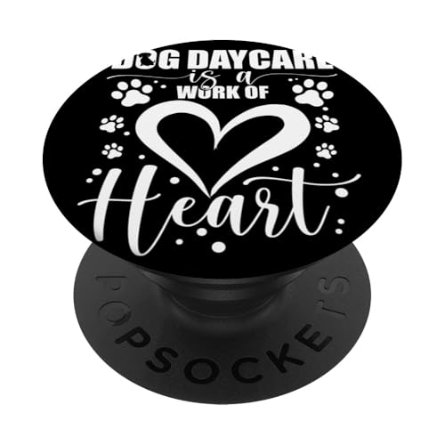 Dog Daycare Worker Accessories Doggy Toys Dog Daycare PopSockets Adhesive PopGrip