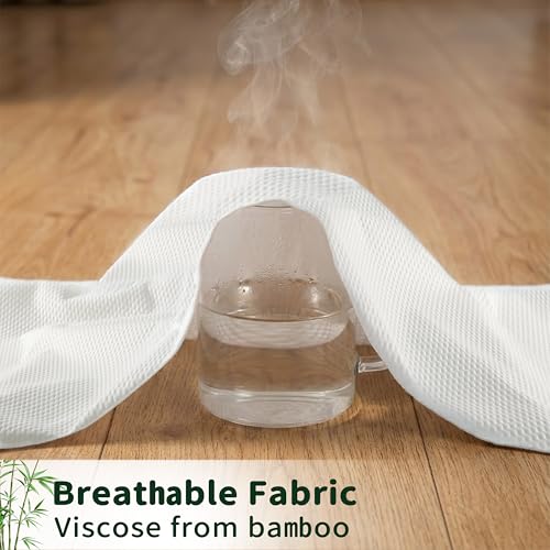 Image of Bassinet Mattress 33x19 Rectangle, Baby Waterproof Replacement Pad, Firm Support Foam Insert with Bamboo Viscose Cover