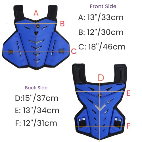image for RIDBIKER Motorcycle Chest Protector Motocross Adult Chest Armor Vest M