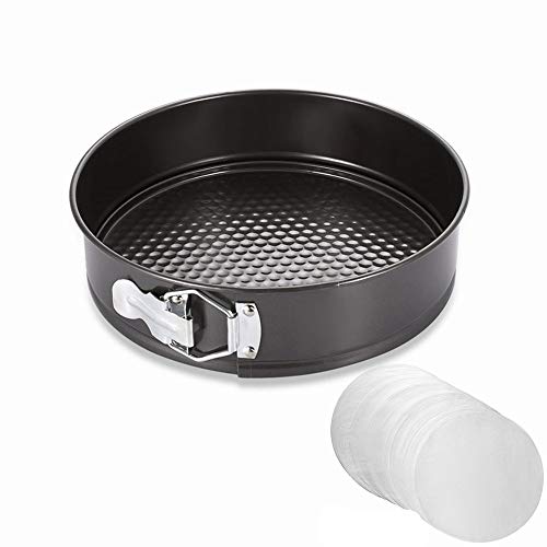 7 Inch Non-Stick Leakproof Round Cake Pan with Removable Bottom Baking Moulds