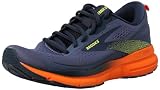 [Brooks] スニーカー トレース 3 ランニングシューズ 軽量 メンズ BRM 4123 4124 ダークグレー/オレンジ 26.5 cm D