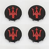 Nabendeckel für Maserati Levante 60mm,wasserdicht Radnabenkappen, Felgenkappen,Felgendeckel,Nabenkappen,Radnaben-Mittelabdeckungen