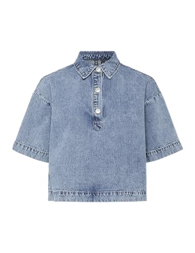Débardeur en denim PIECES Pckenya pour femme coupe trapèze