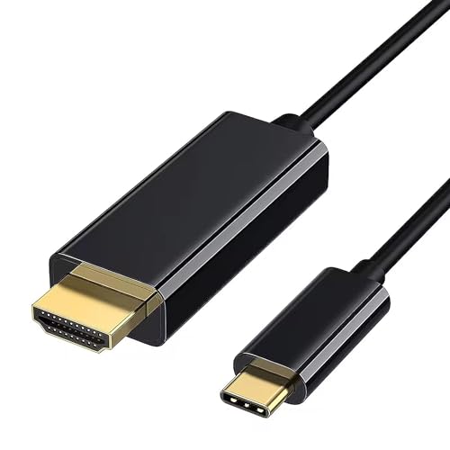 Pipestation USB-C to HDMI Cable - 1.8m Length - USB Type-C to HDMI 4K High-Speed Thunderbolt Adapter Cable compatible for use with MacBook, iPad, Samsung Galaxy and more