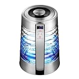 NKOVE Electric Kettle, 1.8L Temperature Control Hot Water Boiler, No Plastic Contact with Water, Automatic Shutoff, Keep Warm, Cordless with LED Light for Tea Coffee