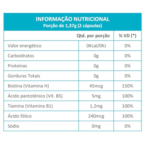 Kit 3 Biotina Hair & Nails Vitamins Maxinutri 60 Cápsulas
