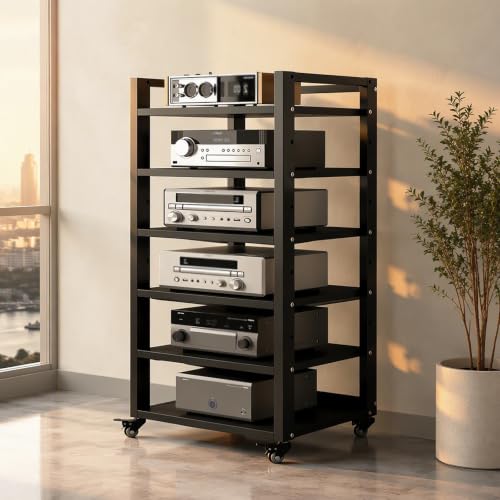 6 Tier Audio Rack Tower
