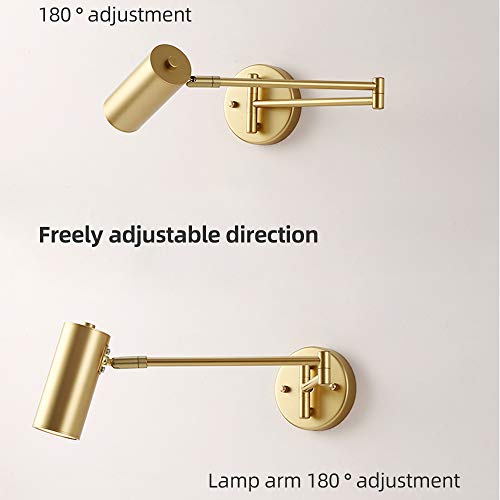 Solución perfecta para leer en la cama con lámpara LED orientable 5