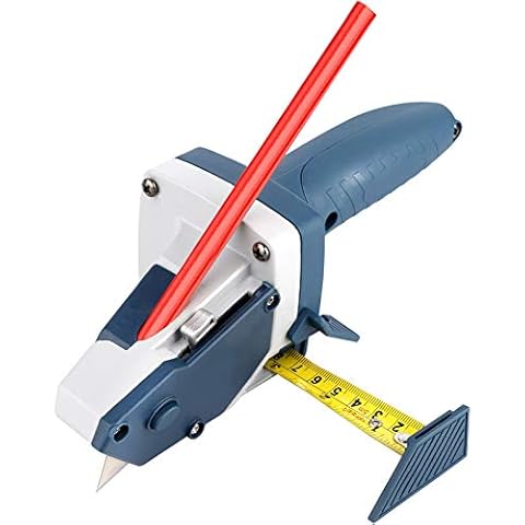 Zebery Gypsum Board Cutting Tool, All-in-one Hand Tool with Measuring Tape, Gypsum Board Cutting Device Drywall Cutting Artifact Tool Cover