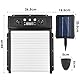 Dreamhigh® Hühnerklappe Solar Mit LCD-Anzeige, Automatische Hühnerklappe Mit Timer & Lichtsensor, Wetterfeste Hühnerklappse Mit Fernbedienung Und Klemmschutz Für Den Stall, Zur Hühnerstall