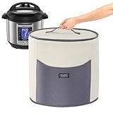 BAGSPRITE Dust Cover Compatible with Instant Pot 8 Quart-Appliance Covers- Insulated Pressure Cooker Cover with Pockets for Kitchen Accessories