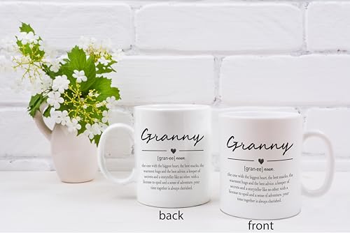 Taza de café QASHWEY de cerámica 11oz con asa en C miniatura 5