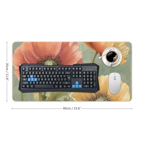 Tapis de souris grande taille résistant aux taches pour protéger le bureau