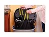 Haya Home 70L litre 40 Drawstring Bin Bags Heavy Duty Swing Bin Liners Black Plastic Refuse Sacks tie top handle large Waste Dustbin Bags for Kitchen Home Office DIY Garden 100% Recycled Material #2