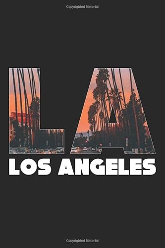 Los Angels notebook: Los Angeles Notebook A5 squared - for planning, organizing and taking notes