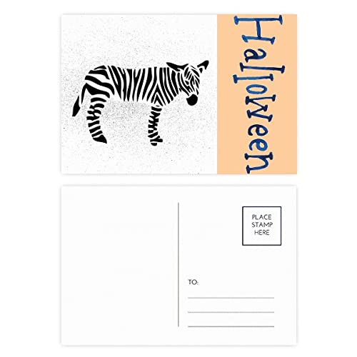 Cartes postales d'Halloween motif animal noir lot de 20 pour surprendre vos correspondants